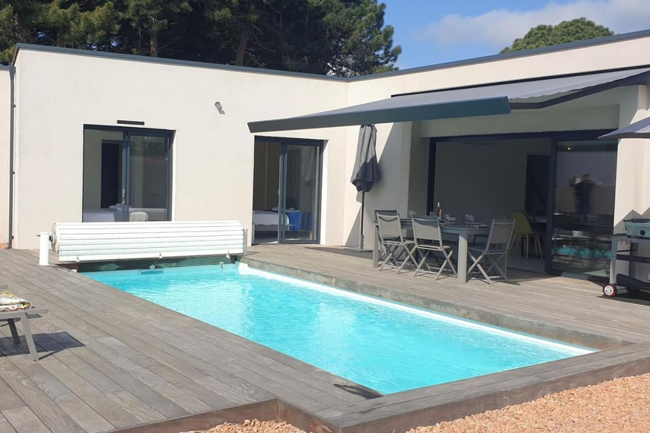 Villa Rossa 6 Pers Dans Residence Avec Piscine Chauffee Privee Lecci Exteriér fotografie